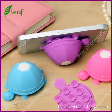 Turtle Silicone Mobile Phone Holder Cell Phone Sucker Stand (pH001)